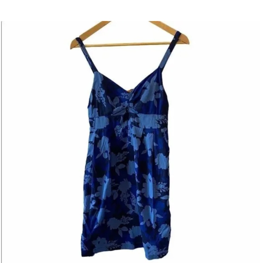 JOE FRESH Blue Floral Print Cotton Sundress S
